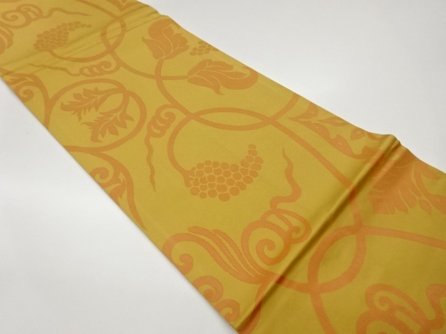 JAPANESE OBI FOR DANCE / WOVEN GRAPE ARABESQUE